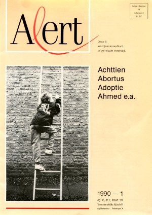De cover van het tijdschrift Alert uit 1990
