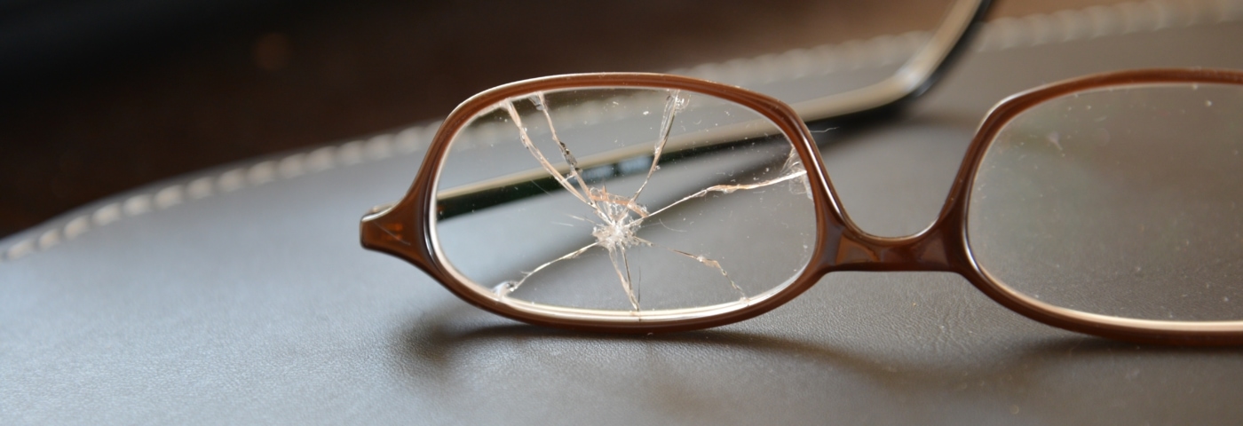 gebroken bril
